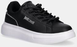 Just Cavalli bőr sportcipő - fekete Női 36 - answear - 42 990 Ft