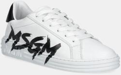MSGM bőr sportcipő - fehér Női 40 - answear - 51 990 Ft