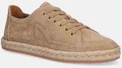 Paul&Shark velúr teniszcipő - barna Férfi 40