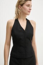 Bruuns Bazaar felső gyapjú keverékből - fekete 38