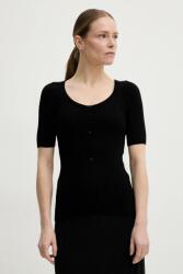 Herskind felső selyemkeverékből Mie - fekete XS