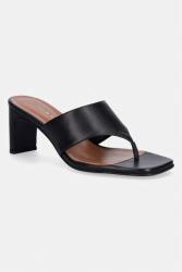 Jonak bőr flip-flop DEVIL CUIR Noir - fekete Női 37
