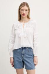 Superdry blúz pamutból - fehér S