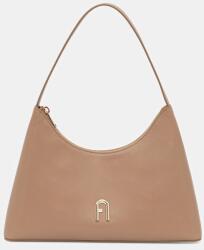 Furla bőr táska Diamente S Shoulder - barna Univerzális méret