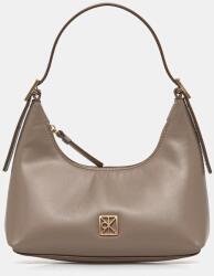 Calvin Klein bőr táska - bézs Univerzális méret