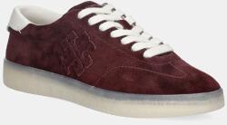Tory Burch velúr sportcipő Phoenix Sneaker - burgundia Női 37