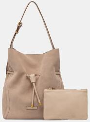 Gianni Chiarini velúr táska SIENNA - bézs Univerzális méret