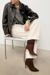 Answear. LAB velúr bokacsizma - barna Női 39 - answear - 40 990 Ft