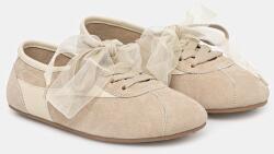 ANSWEAR velúr sportcipő POWDER NUDE - bézs Női 38 - answear - 46 990 Ft