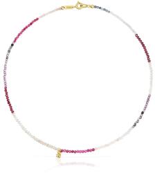 Tous nyaklánc természetes kövekből - rózsaszín Univerzális méret