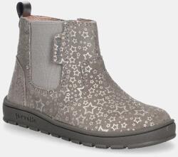 Garvalin gyerek magascipő velúrból - szürke 27