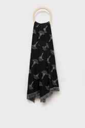 JOOP! sál gyapjú keverékből - fekete Univerzális méret