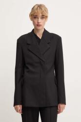 Remain blézer gyapjú keverékből Fitted Blazer - fekete 36