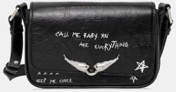 Zadig&Voltaire bőr táska - fekete Univerzális méret - answear - 169 990 Ft