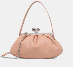 Weekend Max Mara bőr táska CUBICO - rózsaszín Univerzális méret