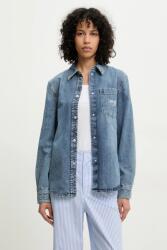 Moschino Jeans pamut ing - kék L - answear - 59 990 Ft