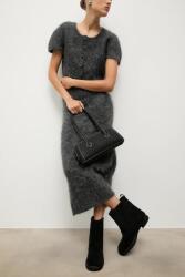 Answear. LAB velúr bokacsizma - fekete Női 39 - answear - 27 990 Ft