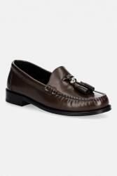 Furla bőr mokaszin College Loafer - barna Női 38