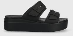 Crocs papucs Brooklyn Low Wedge Sandal - fekete Női 38/39