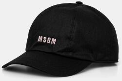 MSGM pamut baseball sapka - fekete Univerzális méret - answear - 27 990 Ft