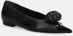 Rotate bőr balerina cipő - fekete Női 41