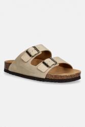 Scholl papucs velúrból JOSEPHINE - bézs Női 40 - answear - 31 990 Ft