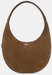 coperni velúr borítéktáska Soft Swipe - barna Univerzális méret