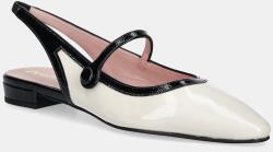 Pretty Ballerinas bőr balerina cipő Tabitha - bézs Női 38