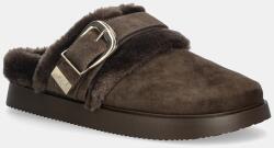 Steve Madden velúr papucs Cozy Up - barna Női 37