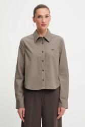 Miss Sixty selyem keverék póló - barna L