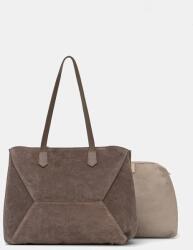 ANSWEAR bőr táska - barna Univerzális méret - answear - 57 990 Ft