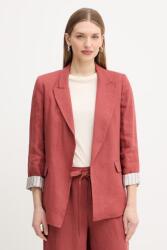 Marella len blézer SAUNA - piros 40