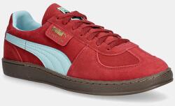 PUMA velúr sportcipő Super Team SD - burgundia Női 40.5