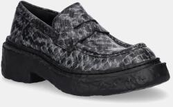 Camperlab bőr mokaszin Vamonos - fekete Női 40