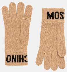 Moschino gyapjú kesztyű - barna Univerzális méret