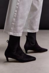 Answear. LAB velúr bokacsizma - fekete Női 37 - answear - 37 990 Ft