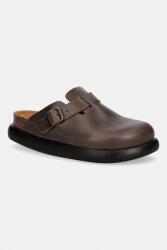 Scholl bőr papucs FAE - barna Női 38 - answear - 23 990 Ft
