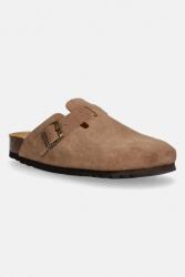 Scholl papucs velúrból FAE - bézs Női 40 - answear - 28 390 Ft