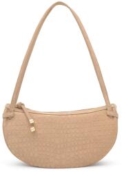 Tous velúr táska Halfmoon - bézs Univerzális méret