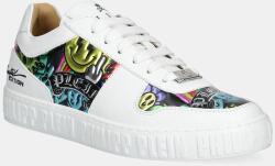 Philipp Plein bőr sportcipő Nappa Lo-Top Smile - fehér Női 36