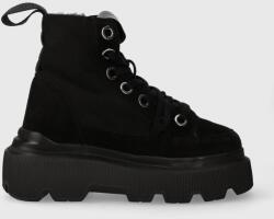 Inuikii velúr hócipő Matilda Shearling - fekete Női 38