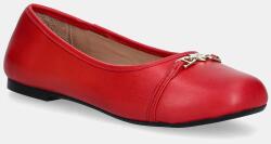 Love Moschino bőr balerina cipő - piros Női 37