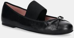 Pretty Ballerinas bőr balerina cipő Rosario - fekete Női 36