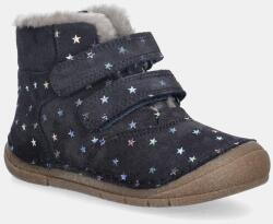 Froddo gyerek télicipő velúrból PAIX UP WINTER - sötétkék 26