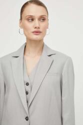 Herskind blézer vászonkeverékből Mercy - szürke 36