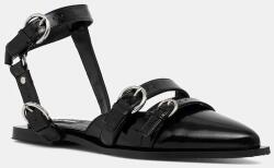 Alohas bőr balerina cipő Thalara - fekete Női 37