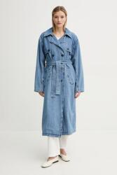 BA&SH farmer trench kabát TRESCA - kék XS