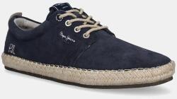 Pepe Jeans espadrilles velúrból TOURIST WEST - sötétkék Férfi 41