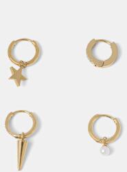 EDBLAD aranyozott fülbevaló Peak One 4 db - arany Univerzális méret