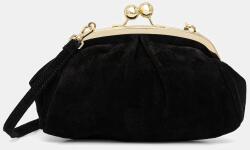 ANSWEAR velúr borítéktáska - fekete Univerzális méret